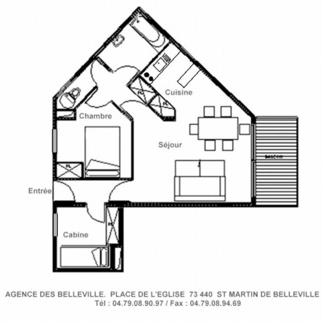 Residence Balcons De Tougnette - Appartement Lumineux Et Agreable - Proche Des Pistes - Balcon Mae-0354 Saint-Martin-de-Belleville Eksteriør billede